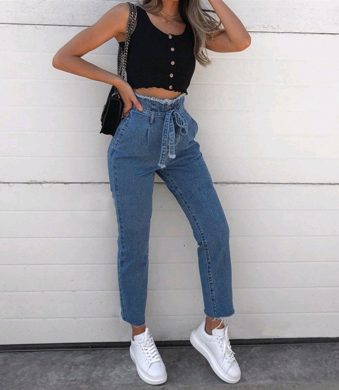High Waist Women's Jeans
